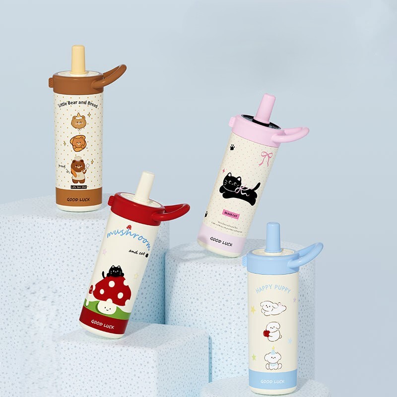 《6259》高顏值多巴胺色系316不鏽鋼手提保溫杯(650ml)