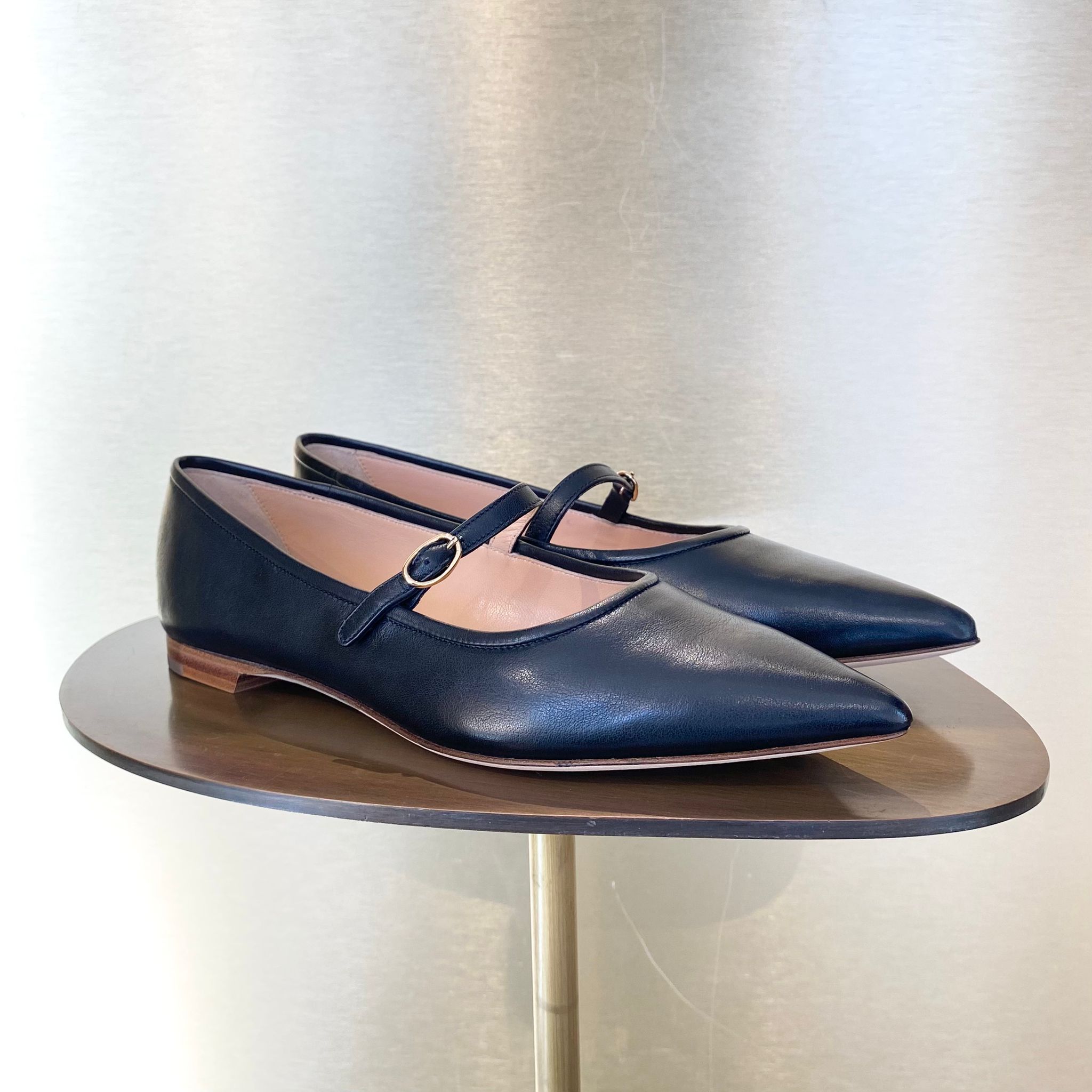 Rupert Sanderson RS Ina nappa flats black