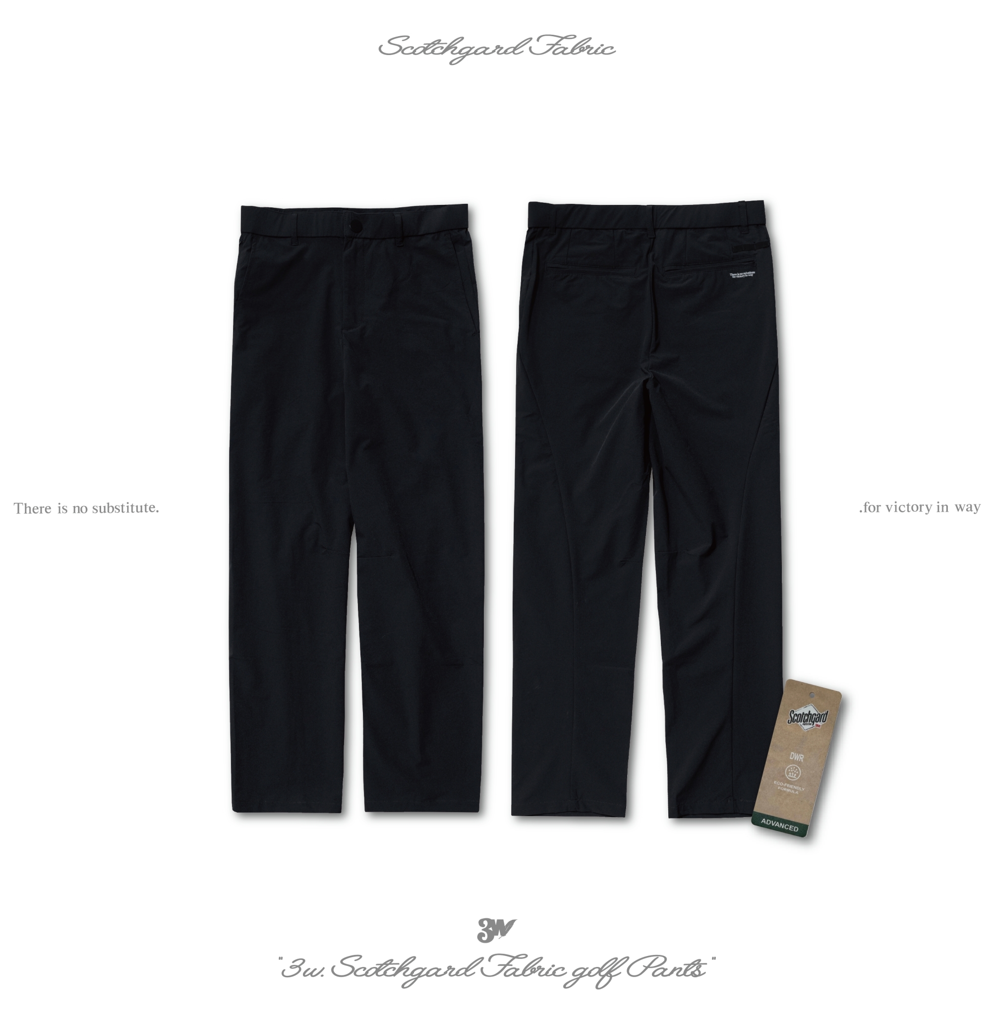 3W. Scotchgard Fabric golf Pants