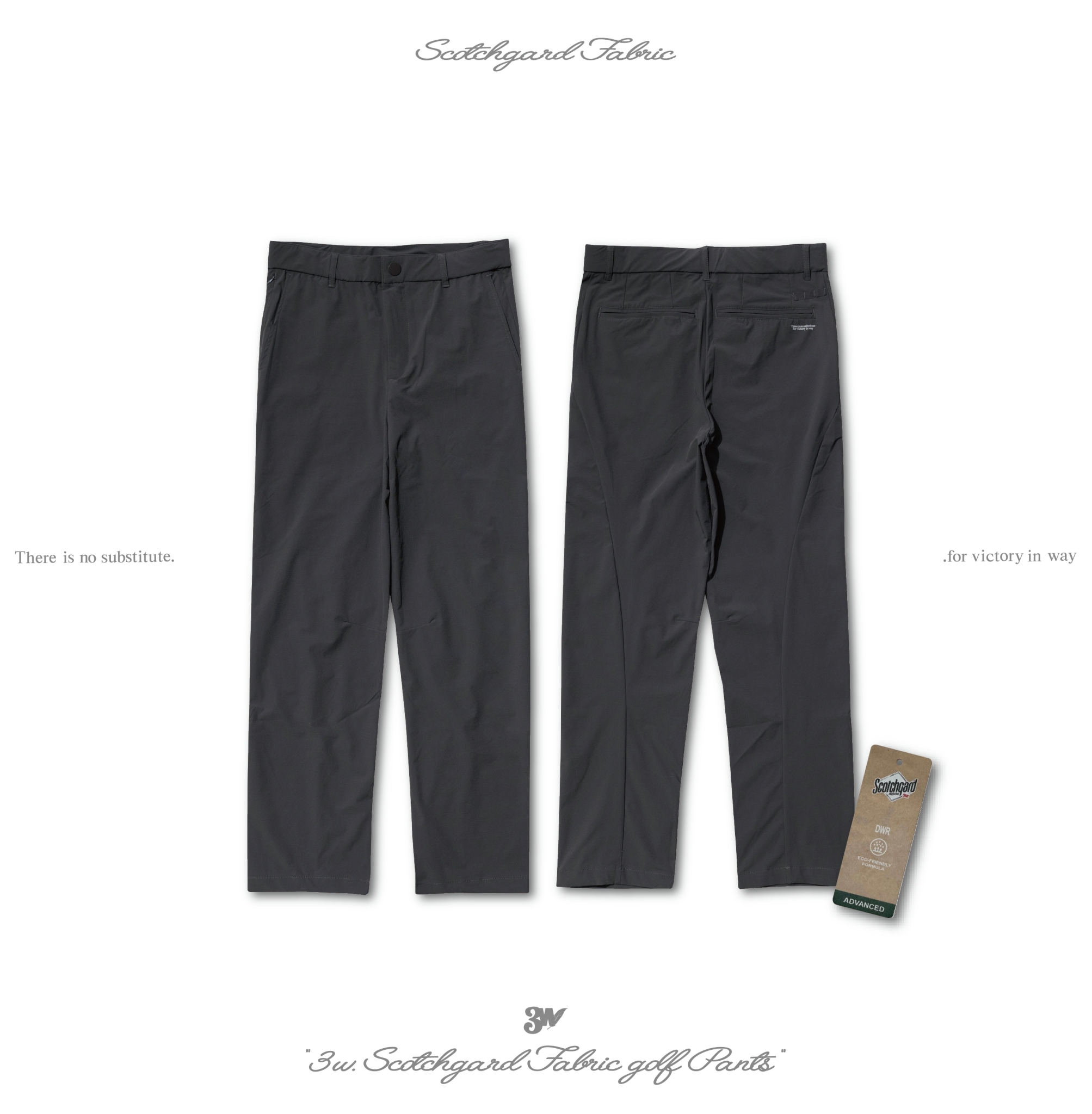 3W. Scotchgard Fabric golf Pants