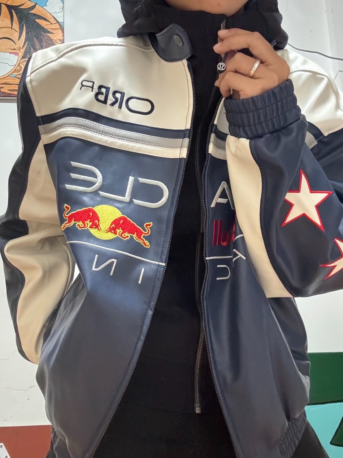 HOLLISTER & F1 紅牛 聯名款 賽車外套