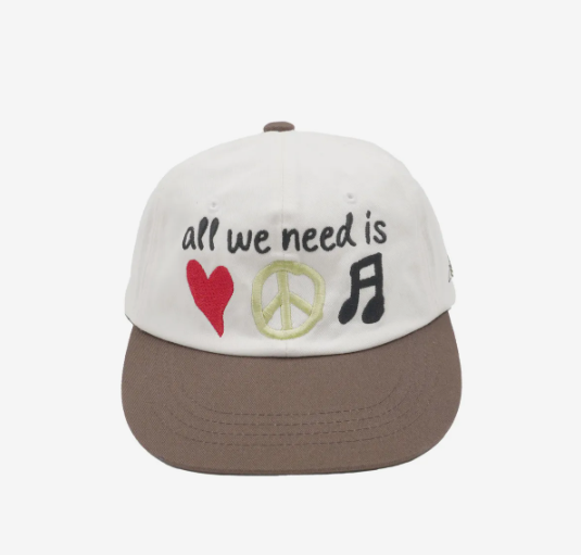 【代購】HIGH SCHOOL DISCO "ALL WE NEED IS" 復古鴨舌帽 棒球帽 愛心 音符 棒球帽 復古