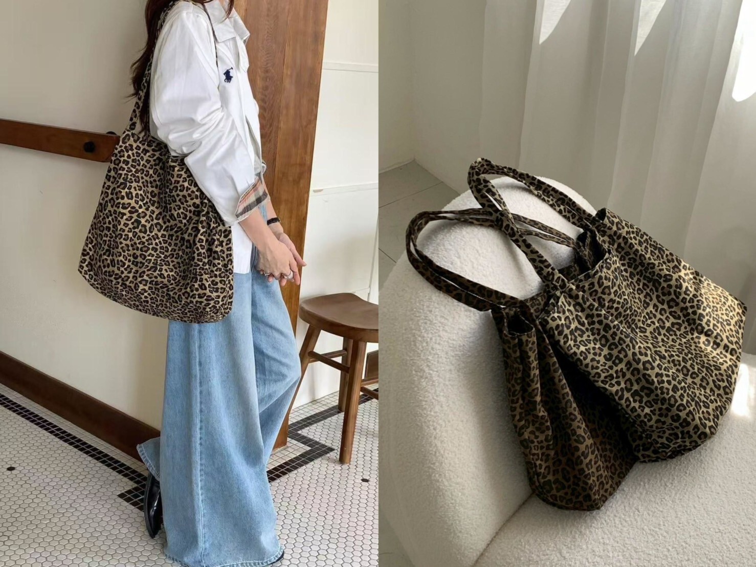2025秋冬必買的人氣款豹紋托特包