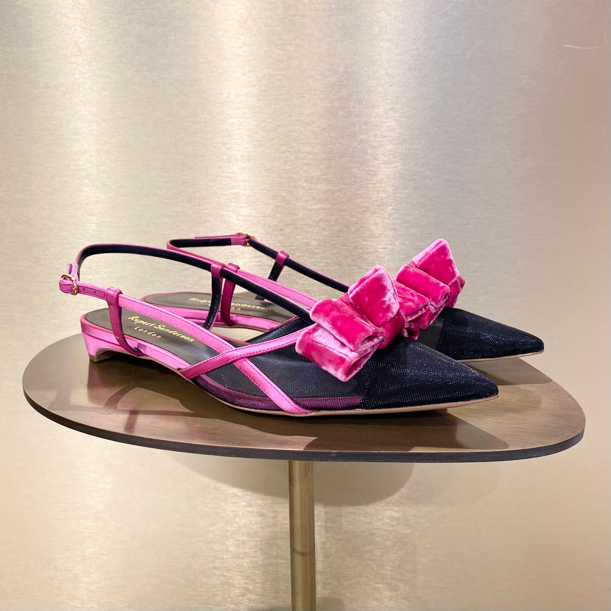 Rupert Sanderson RS Fay slingback pink