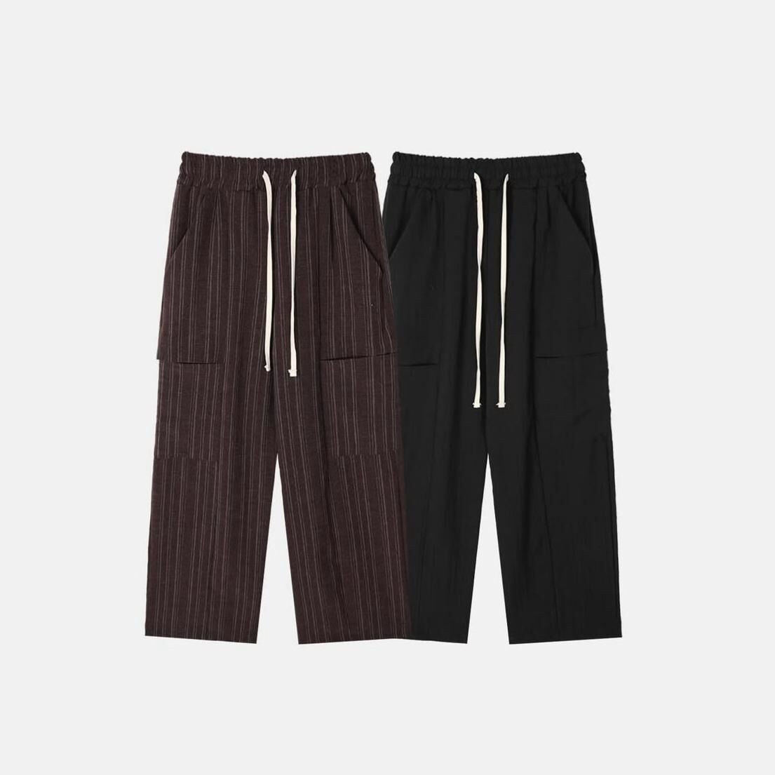 直紋鬆身褲 FLEUR-015P