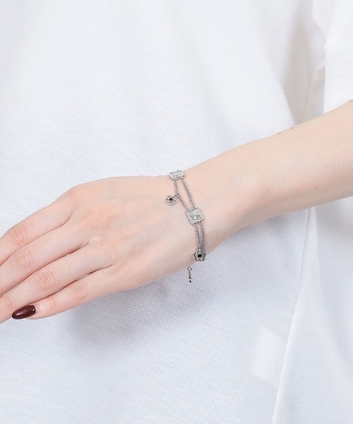 MARY QUANT / Square Metal Bracelet