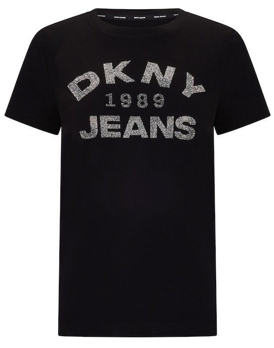 [S] DKNY BLACK/SILVER TSHIRT, DJ5T1510-BSV [FINAL SALE] (SD1502)