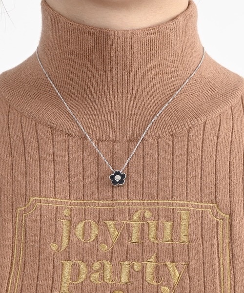 MARY QUANT / Double-Sided Daisy Necklace