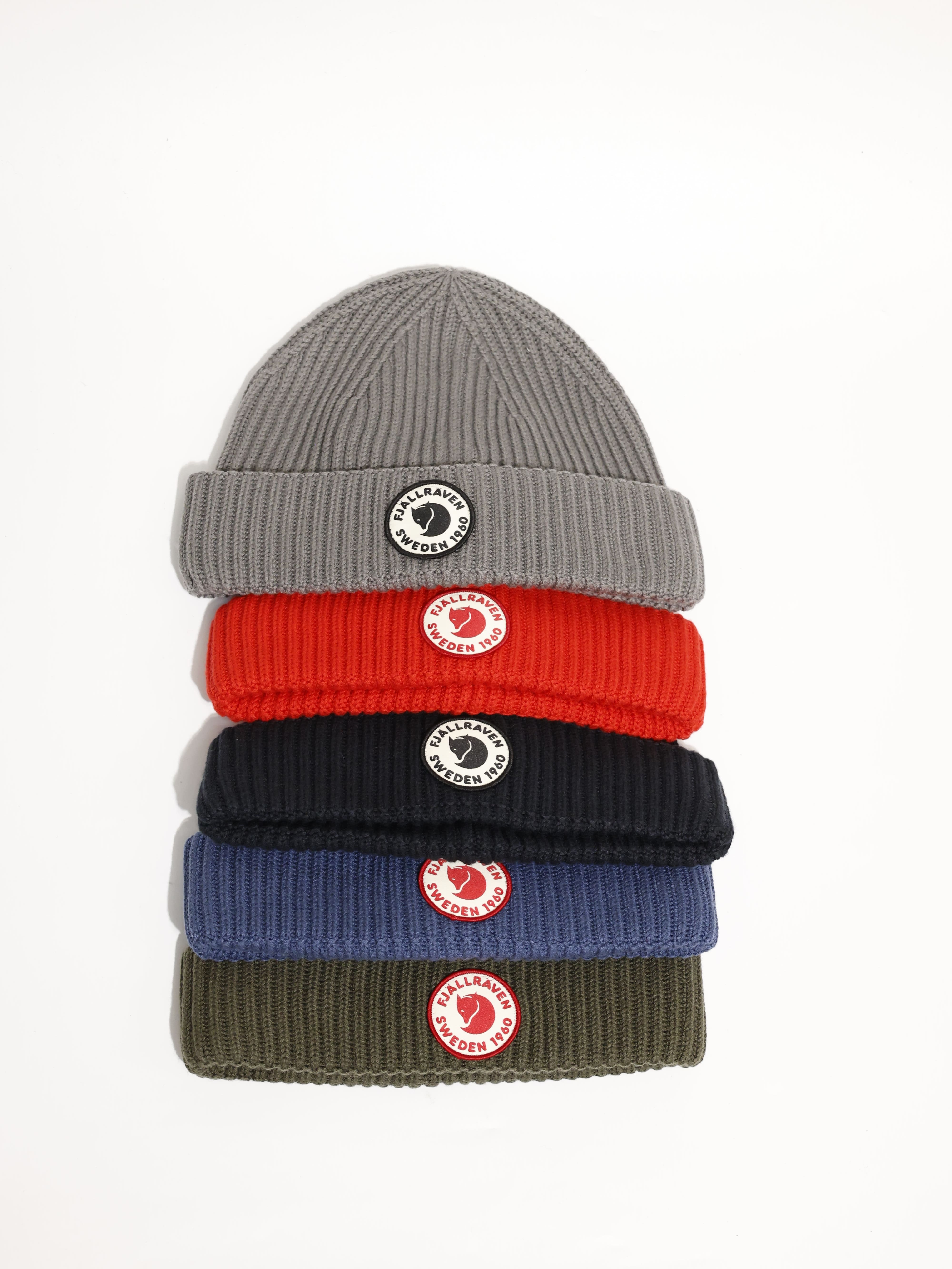 Fjallraven 小狐狸 1960 Lite Logo Beanie 羊毛帽 FR13100234
