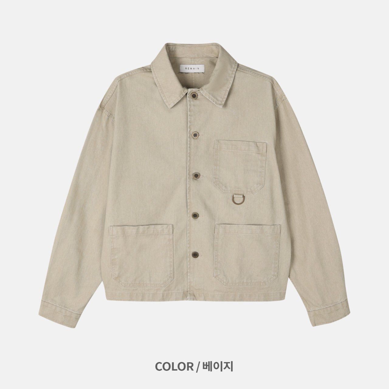 淨色長袖恤衫外套 REMAIN-040S