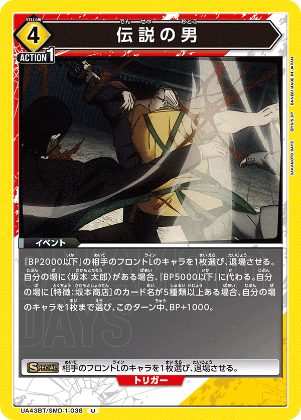 UA43BT/SMD-1-038 伝説の男