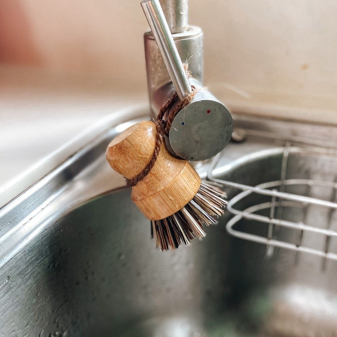【綠印生活】棕櫚清潔刷｜水槽刷 頑強污垢 (硬毛)