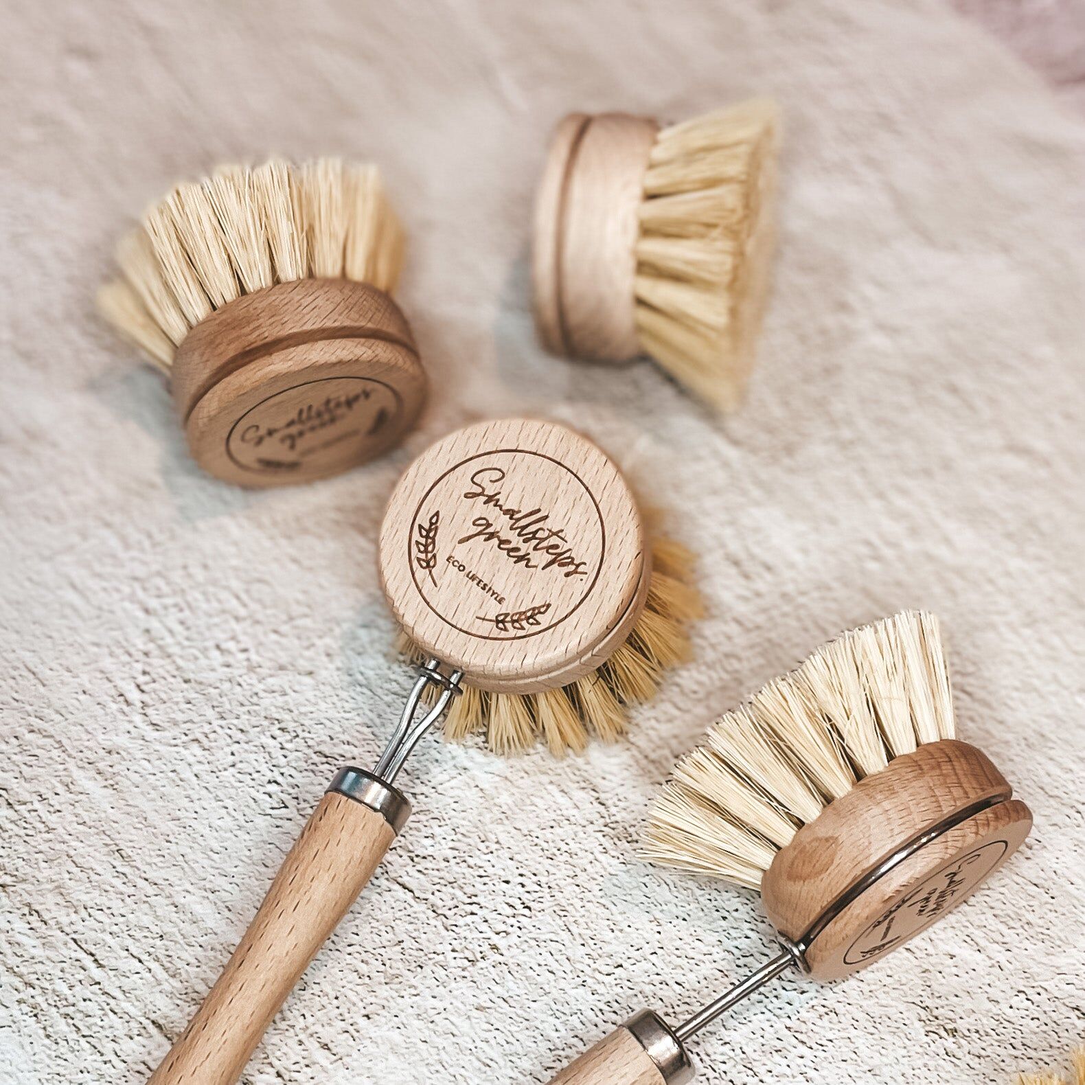 【綠印生活】劍麻長柄刷｜整把刷具