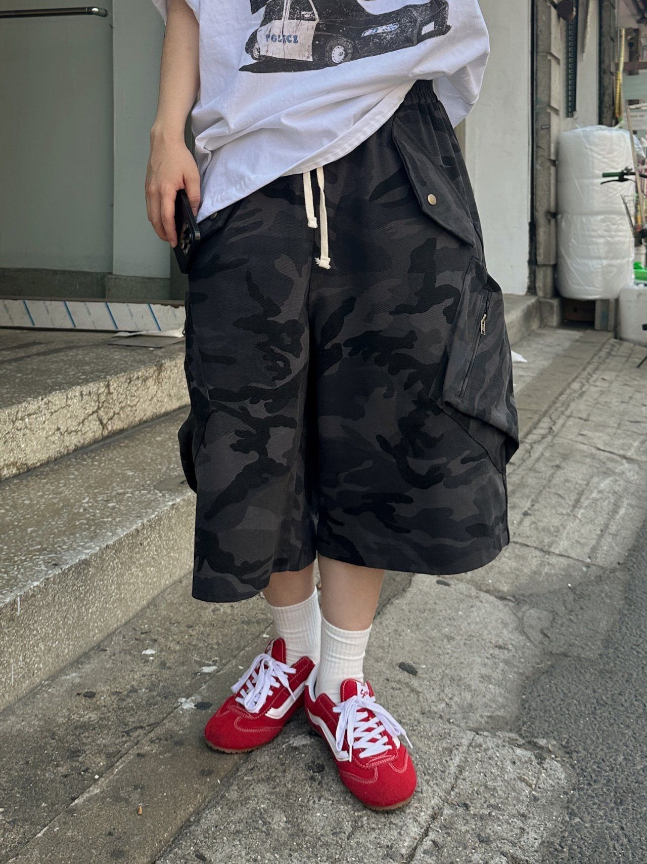 迷彩工裝短褲 TAC-0290P