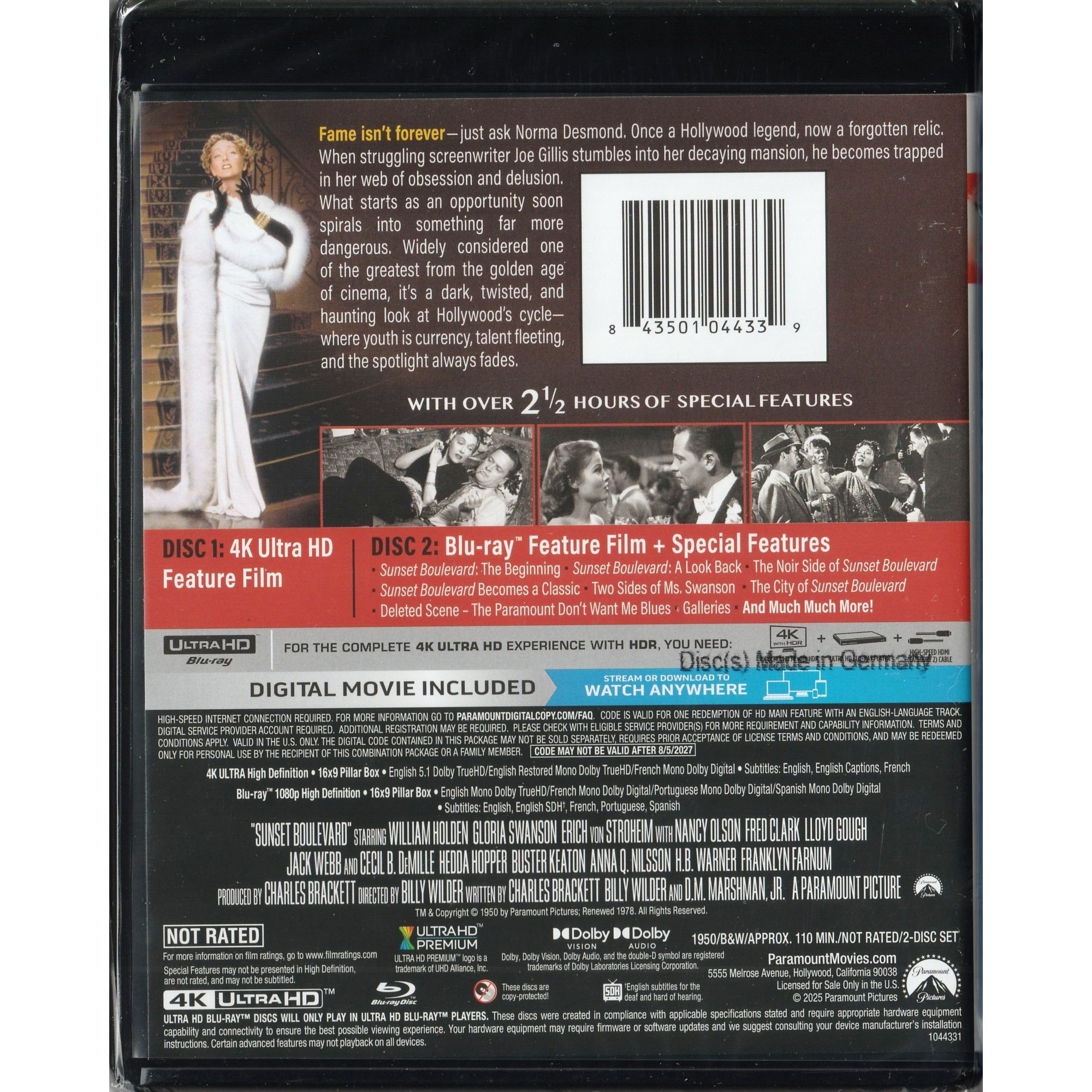 紅樓金粉 (1950) (4K Ultra HD + Blu-ray) (美國版)