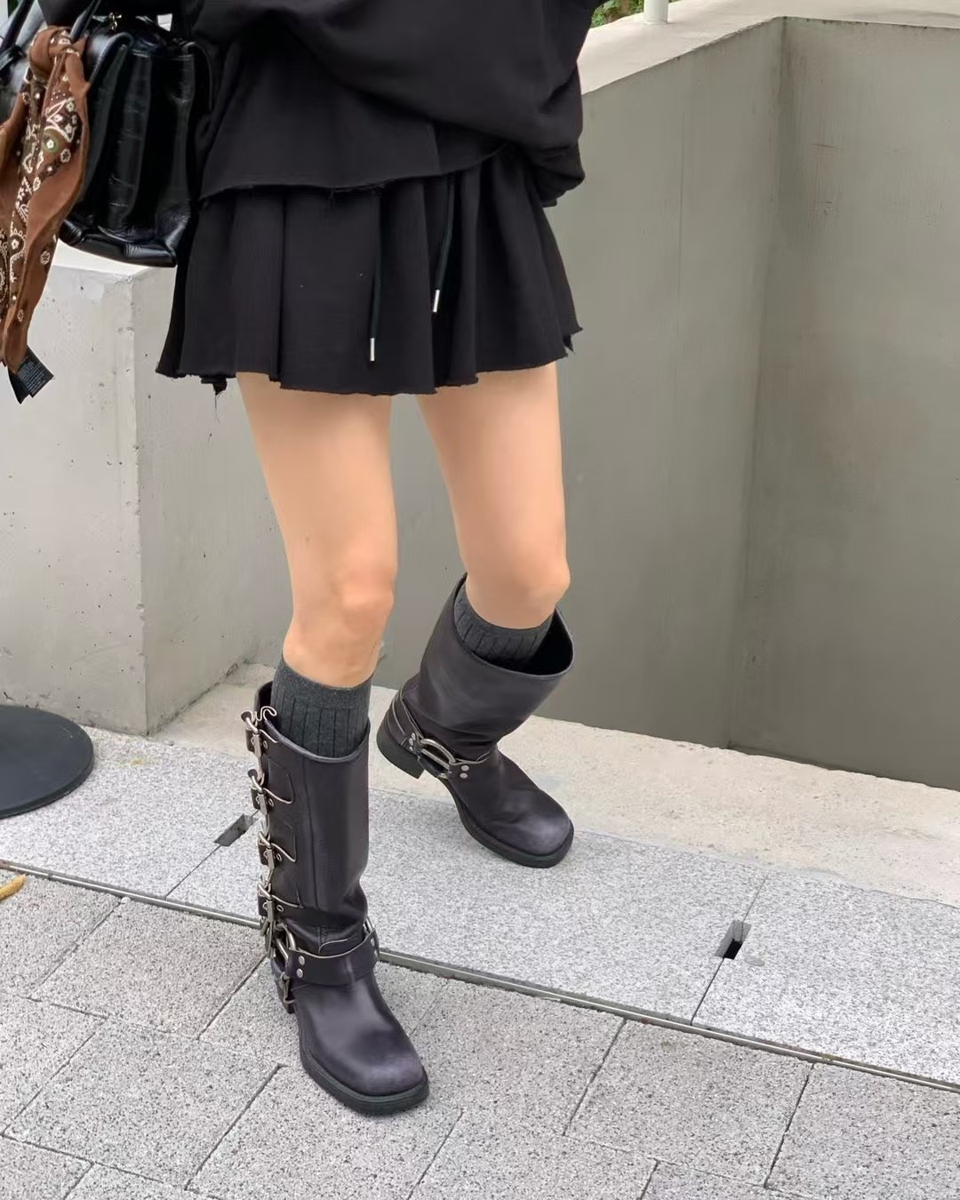 鬆緊棉層短褲裙