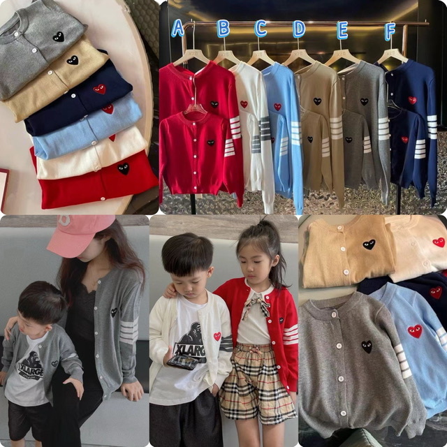 親子紅心♥️刺銹Logo針織外套 -2502317