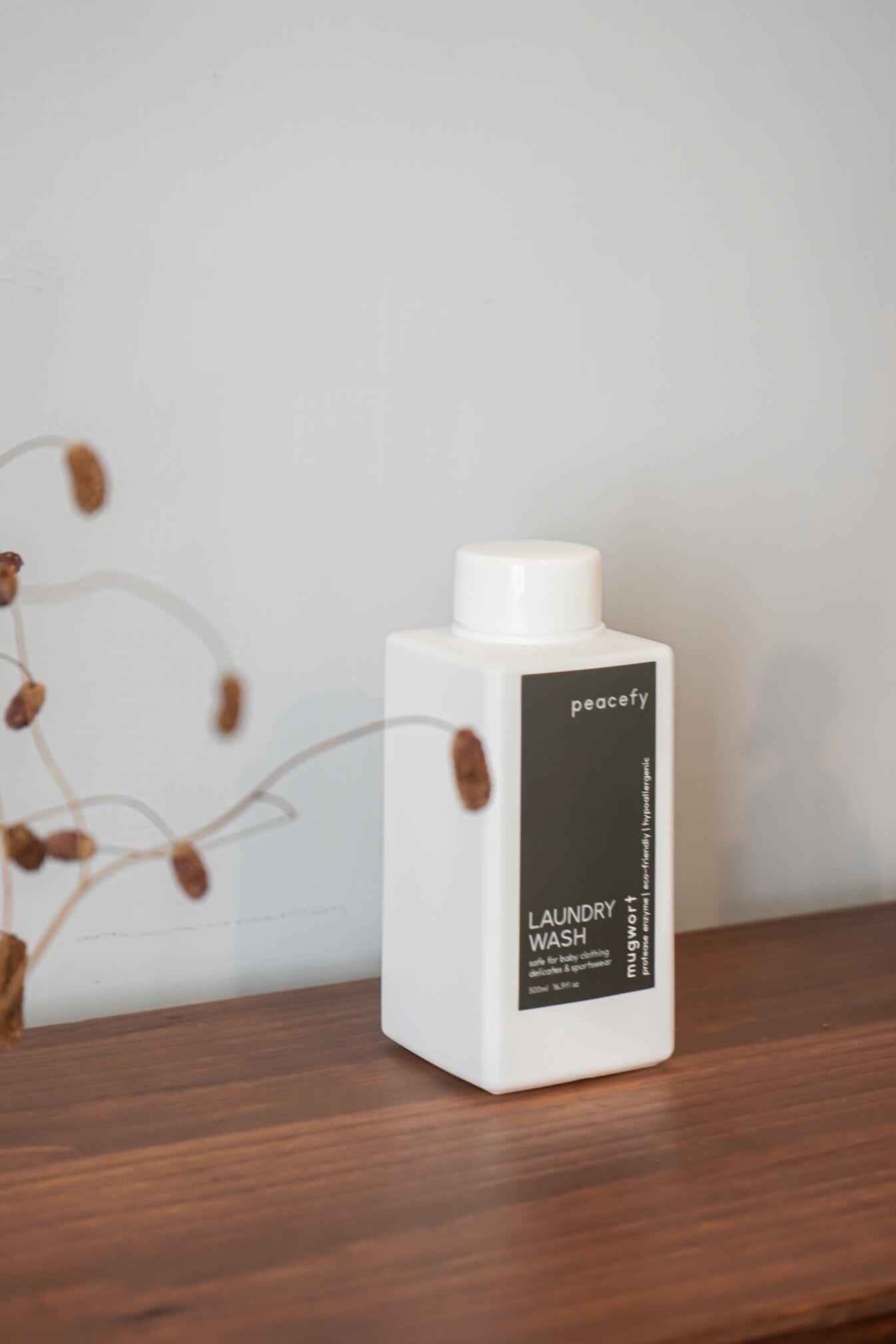 【peacefy】艾草洗衣液｜居家瓶 500ml 天然植萃洗衣精