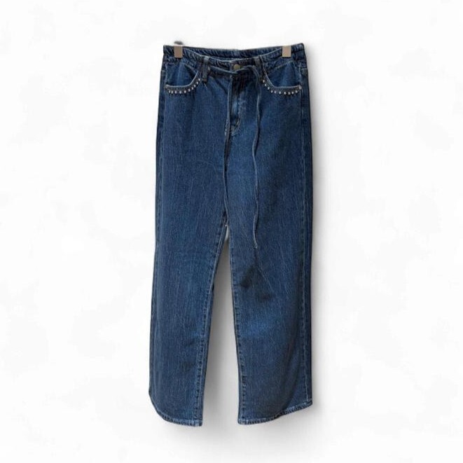 1RM0923-028 RUE MAZARINE Jazzy Pants Denim #PT2067 (C-EU-E)