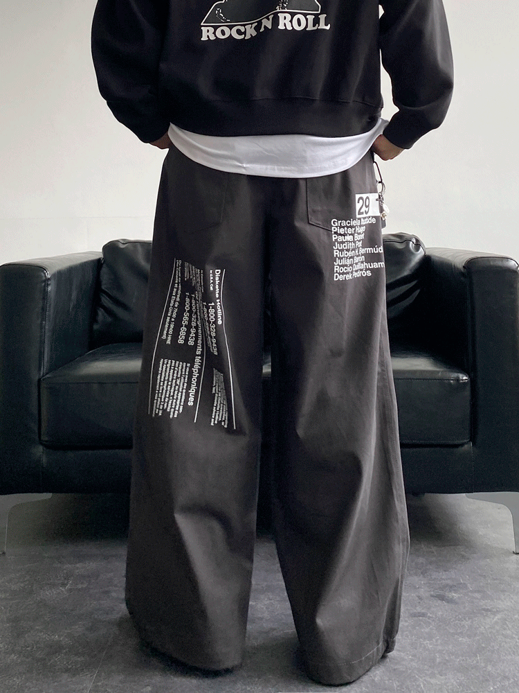 CJ 棉質綁帶休閒褲