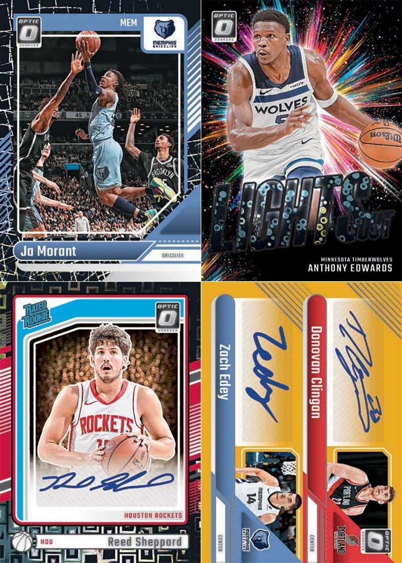 Panini 2024-2025 Donruss Optic Basketball Cards Blaster Box 球員卡 卡盒