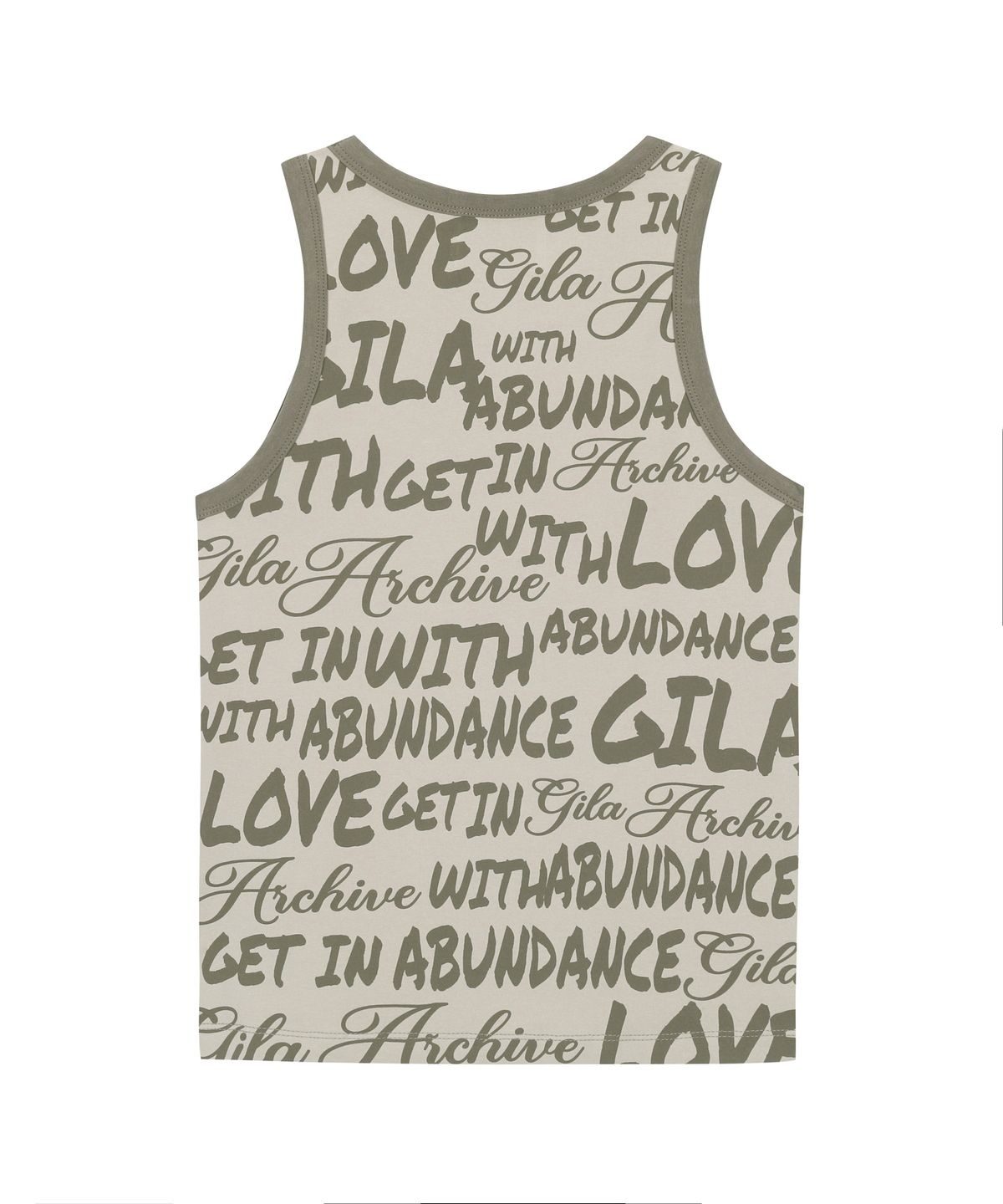 【代購】GILAARCHIVE TWO TONE LETTERING  雙色 字母 無袖背心