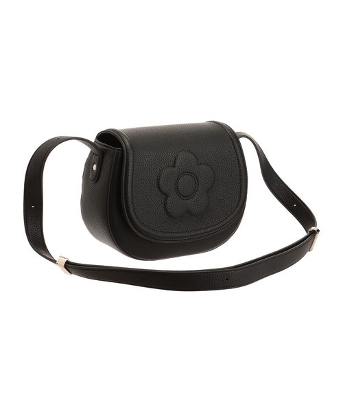 MARY QUANT / Shrink Daisy Embossed Shoulder Bag
