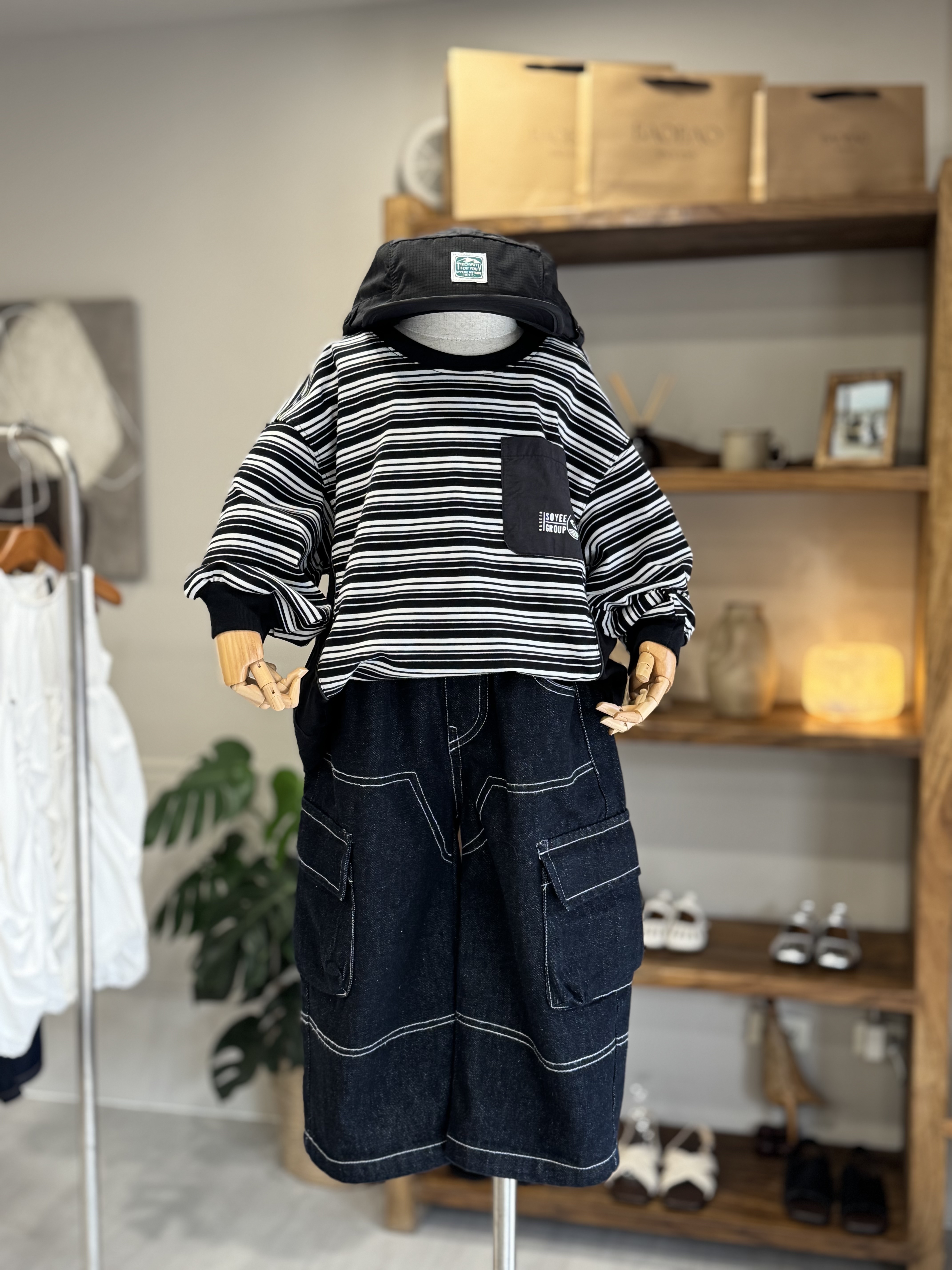 A02827設計師品牌牛仔褲