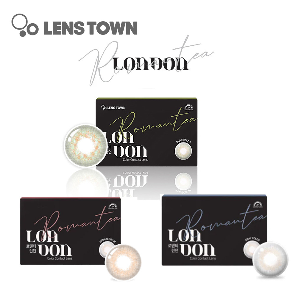 Lenstown Romantea London 1 Month 美瞳 彩色 月拋 隱形眼鏡 2片