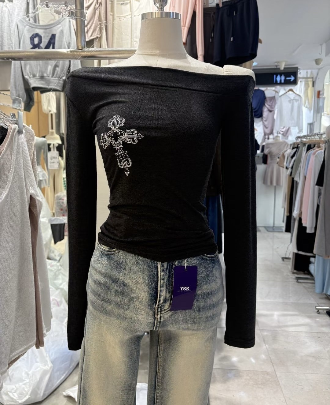 KR BLANK CROSS TOP (4 COLORS)