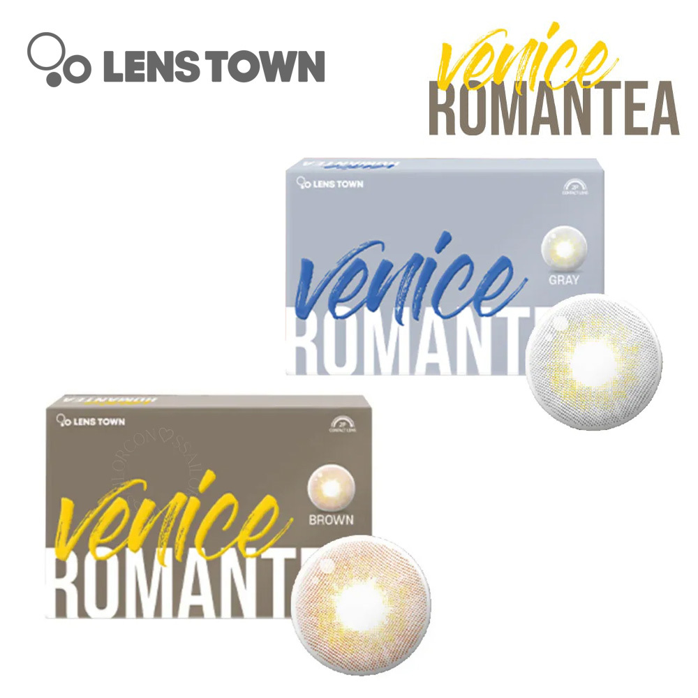 Lenstown Romantea Venice 1 Month 美瞳 彩色 月拋 隱形眼鏡 2片
