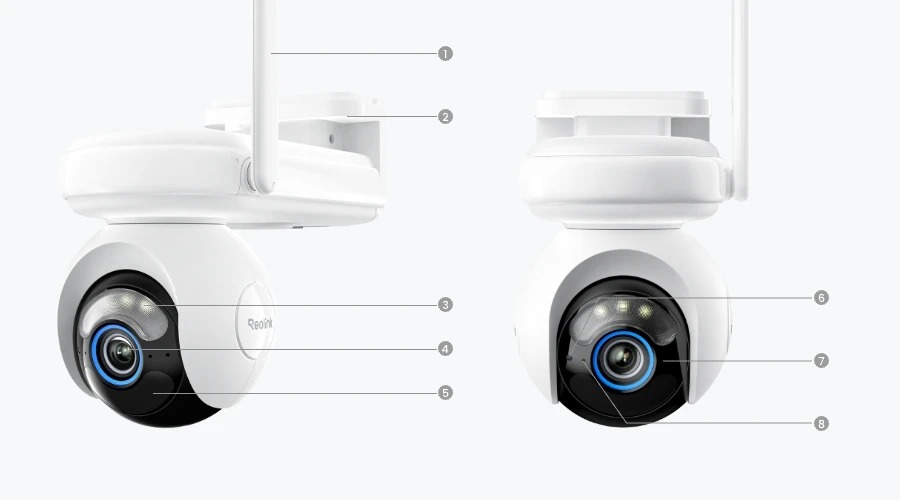 Reolink Altas Go PT 2K 4G LTE 360° PT Battery/Solar Security Camera