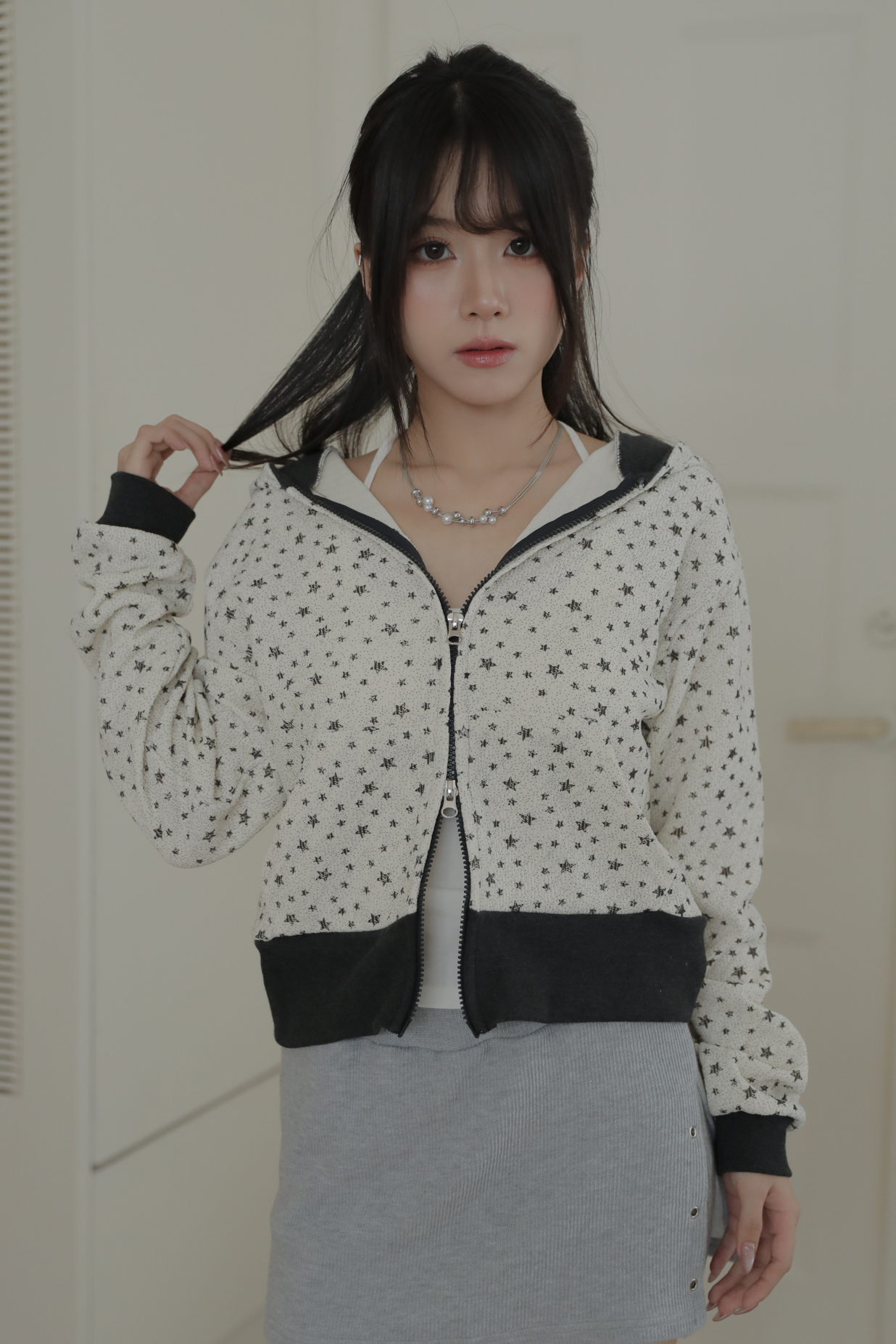 Starlight Knit Zip-Up #外套