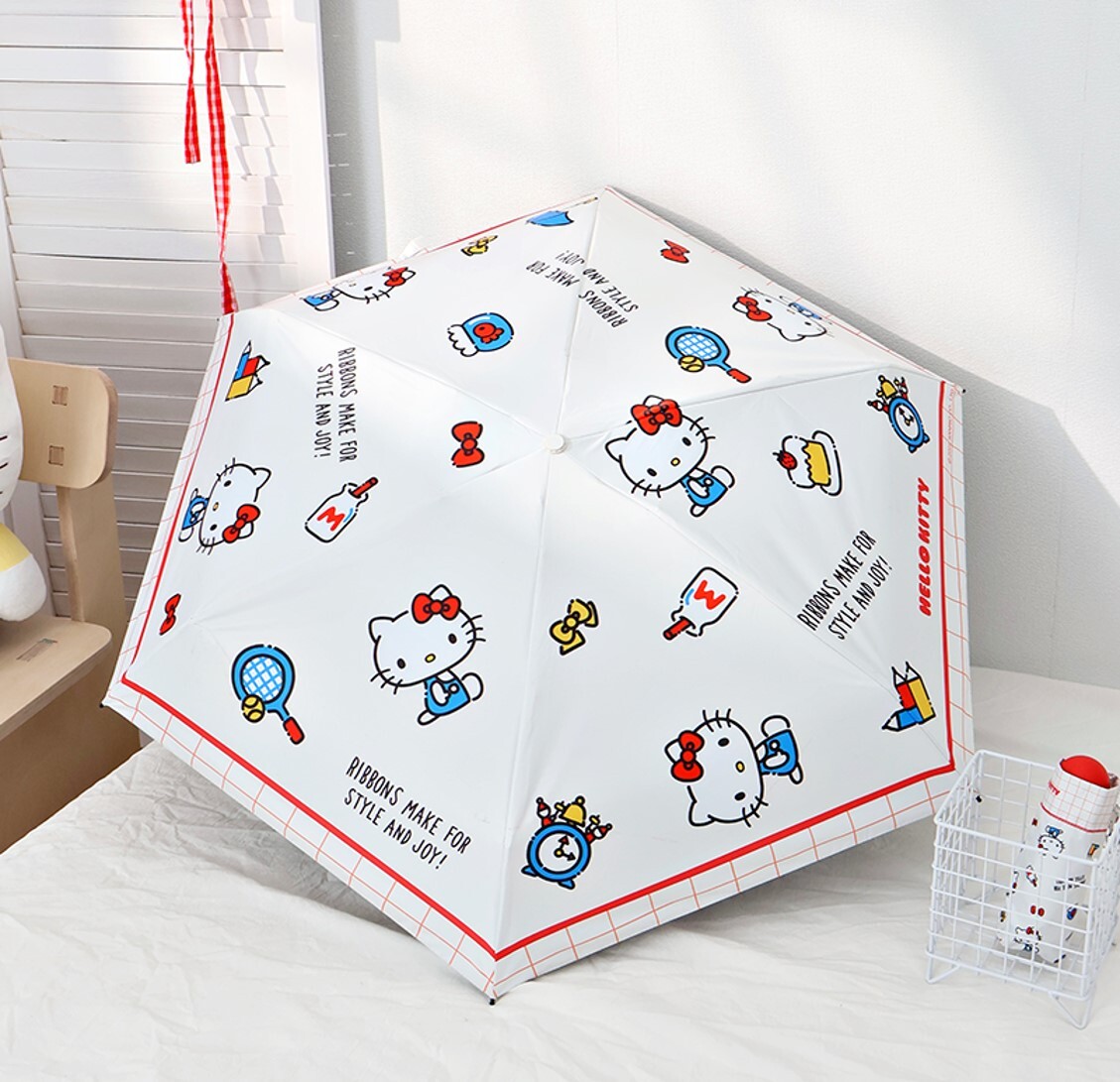 HELLO KITTY  超細|防曬縮骨遮| 雨傘