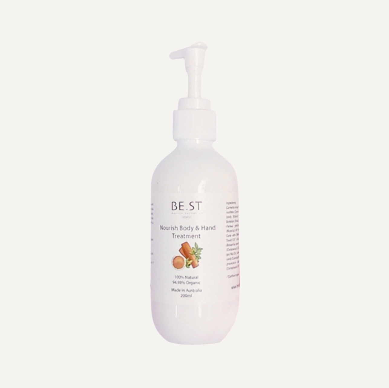 BE.ST 有機檀香身體／嫩手滋養乳酪 200ml