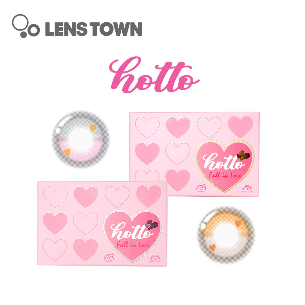 Lenstown Hotto 1 Month 美瞳 彩色 月拋 隱形眼鏡 2片