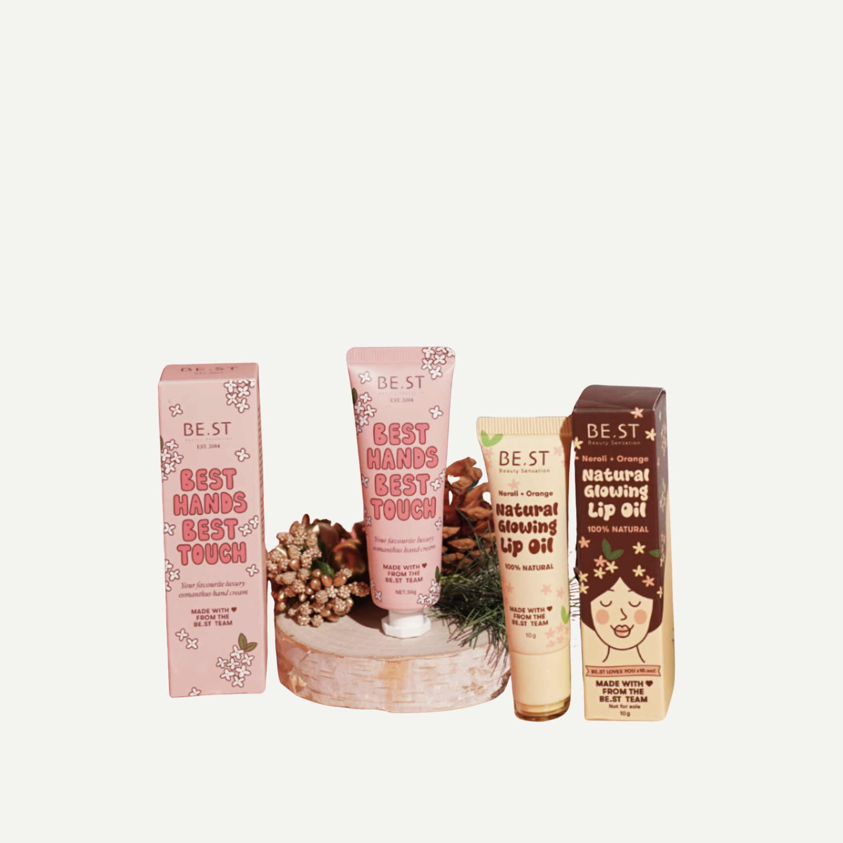 BEST 日暮柔膚護手霜 + 果凍唇油套裝