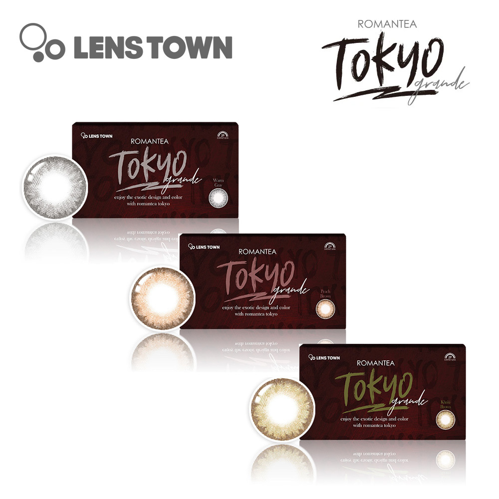 Lenstown Romantea Tokyo Grande 1 Month 美瞳 彩色 月拋 隱形眼鏡 2片