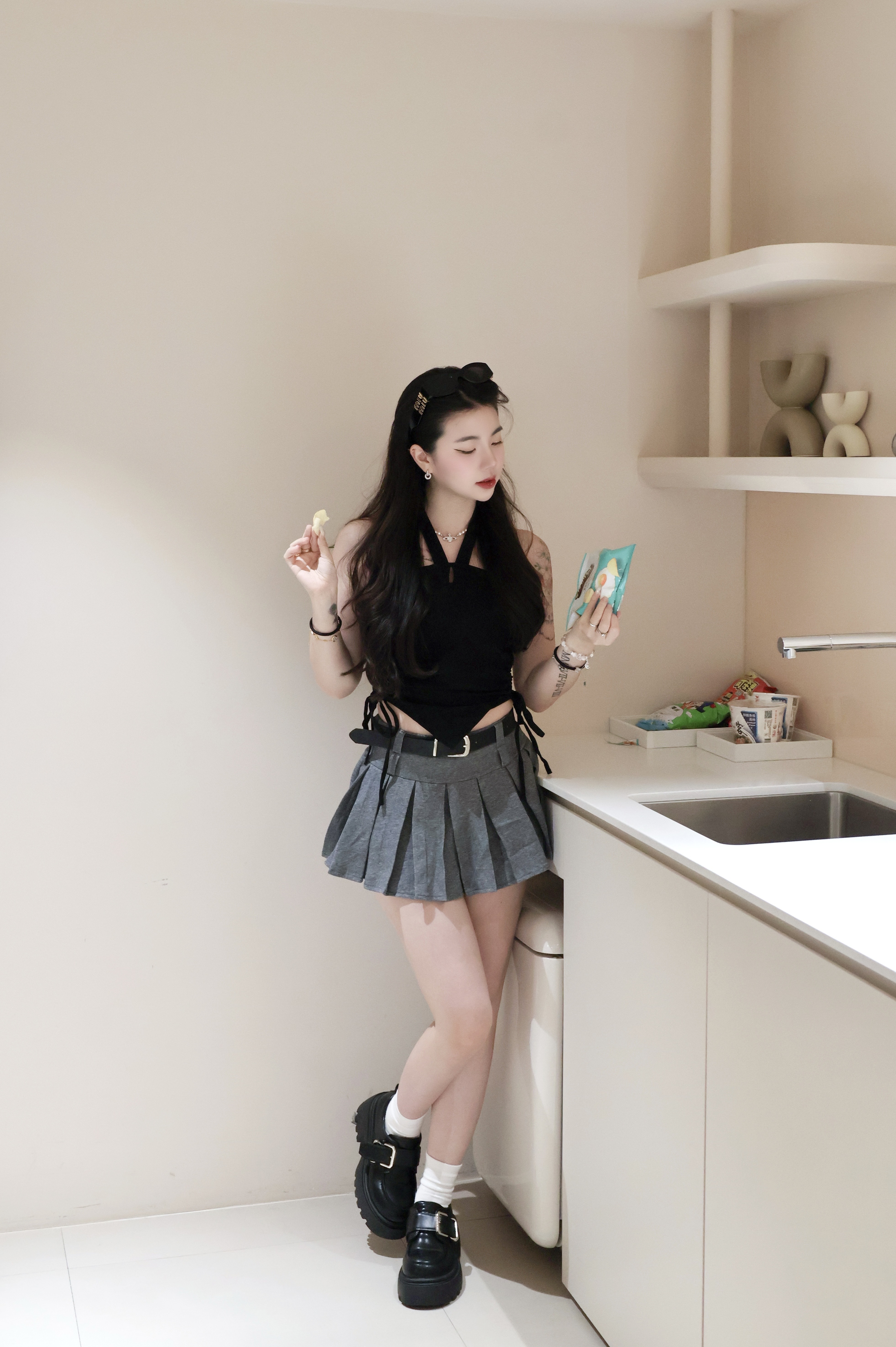 美式迷彩🍺繞脖背心(有胸墊