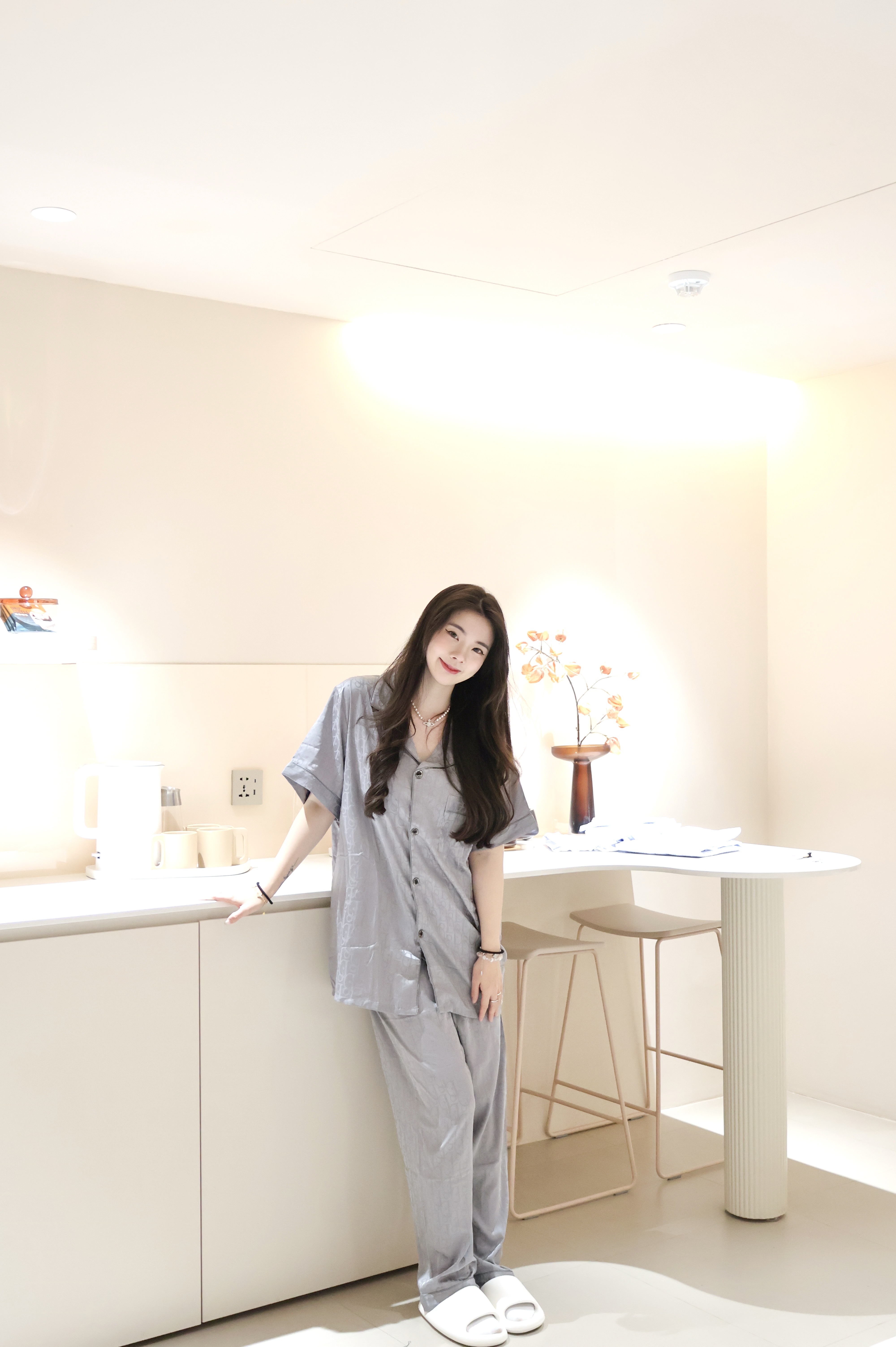 高級冰絲睡衣🥂(長褲)