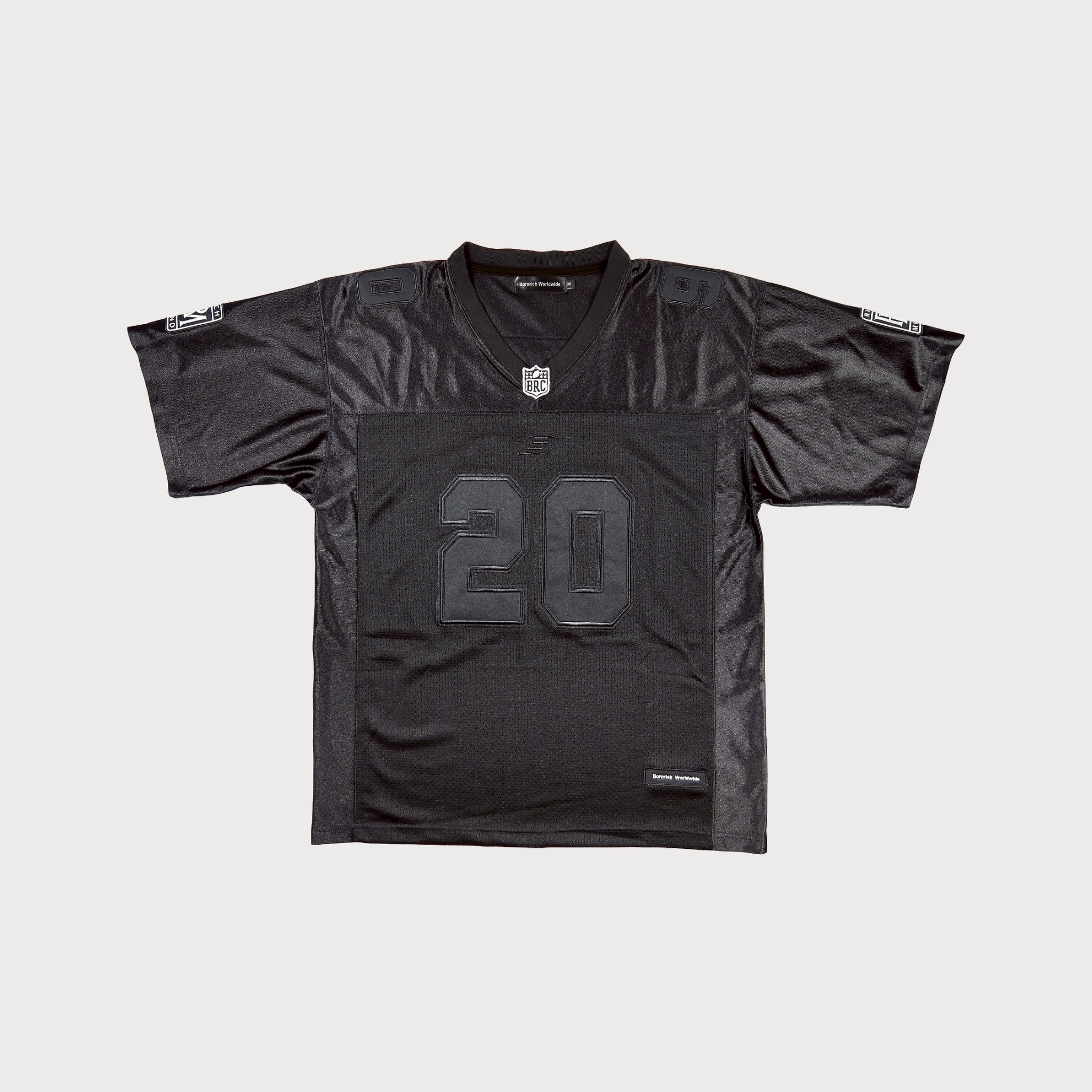 Bornrich｜2091 Football Jersey (Black)