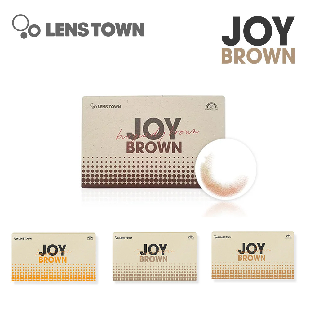 Lenstown Joy Brown 1 Month 美瞳 彩色 月拋 隱形眼鏡 2片