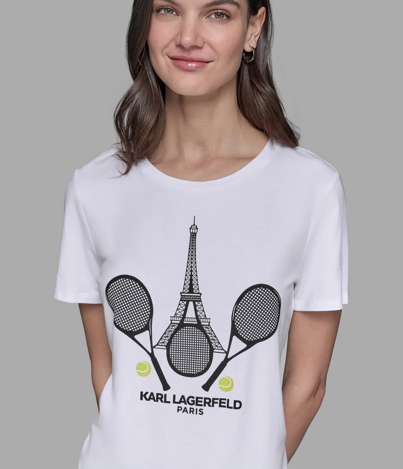 【現貨】Karl Lagerfeld PARIS RACQUET H092405 女裝短袖上衣