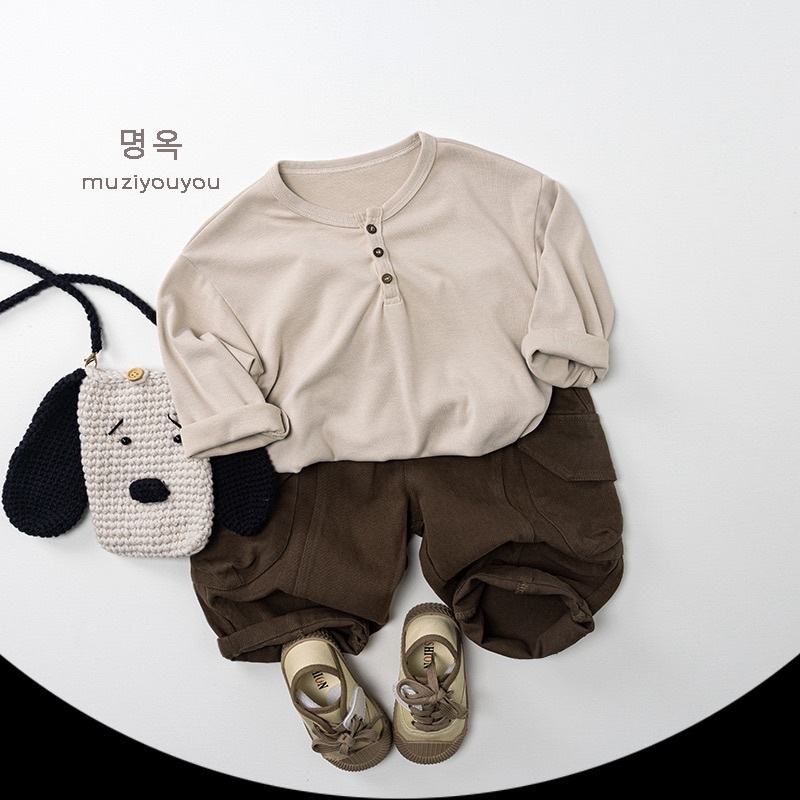 三色咖色系柔軟上衣