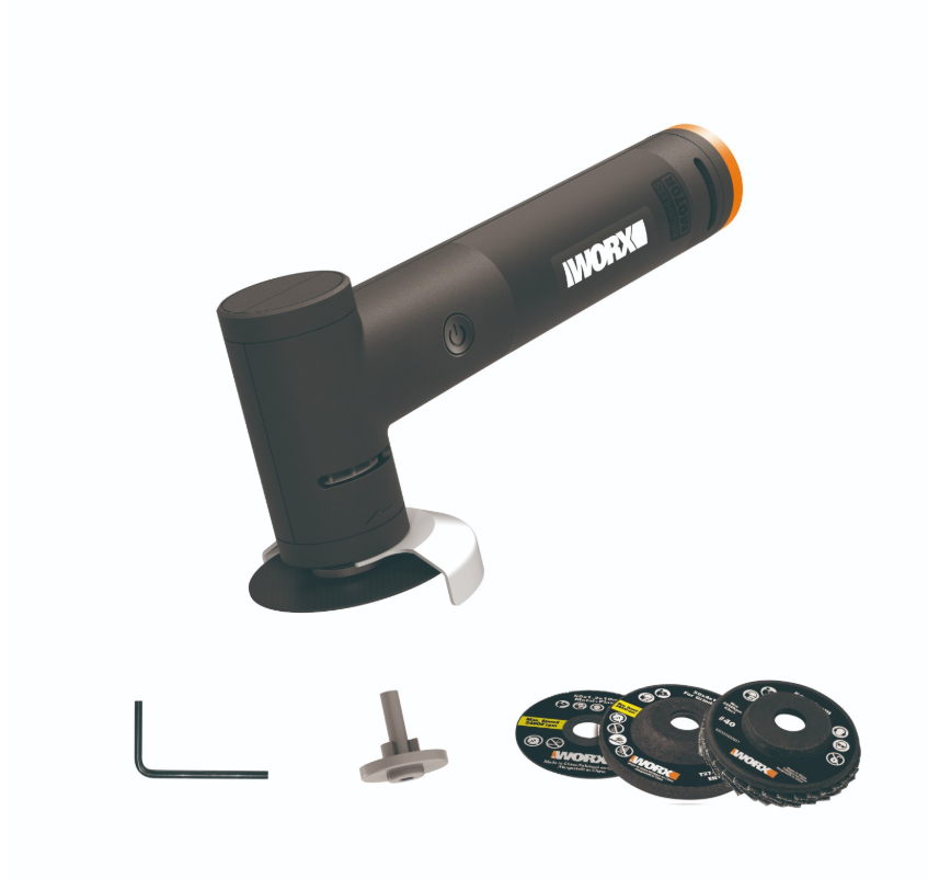 "WORX" 2" 20V小型電動角磨光機 (凈機)-[WX741.9]