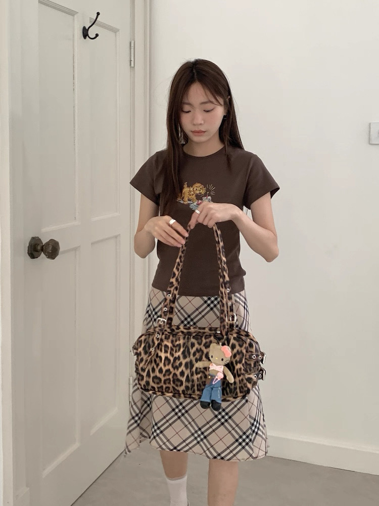 Me.gusta｜Wild Muse 豹紋復古腋下包