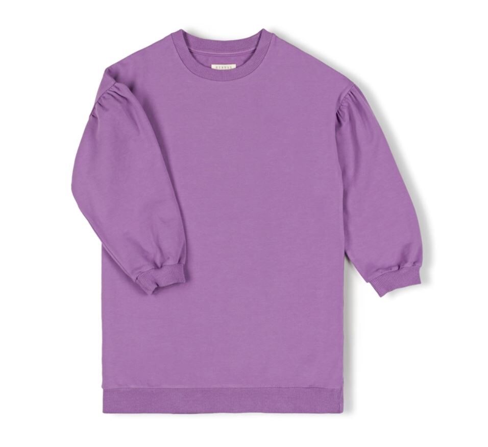 NIXNUT 長版衛衣洋 Lux Dress Purple