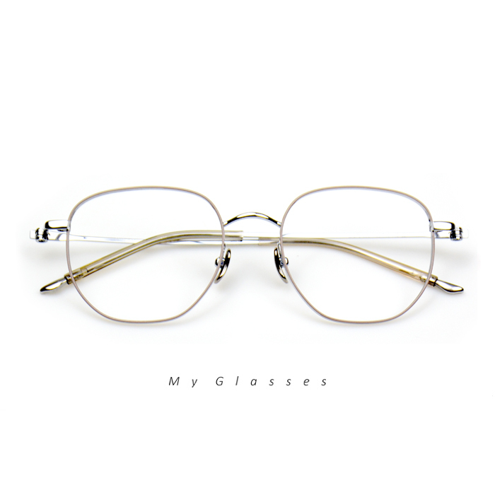 T237鈦多邊形眼鏡
