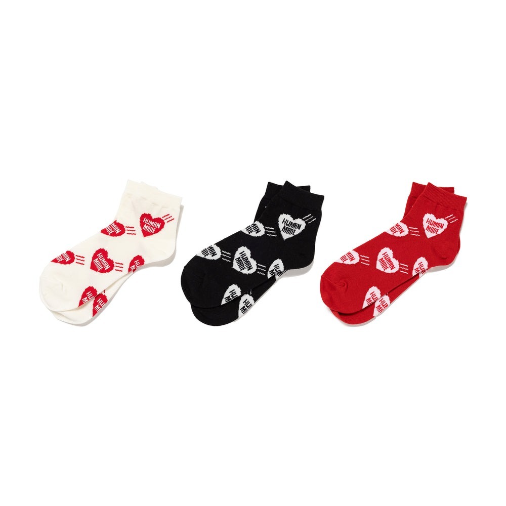預購┃日本製 HUMAN MADE HEART SHORT SOCKS 愛心 襪子 短襪