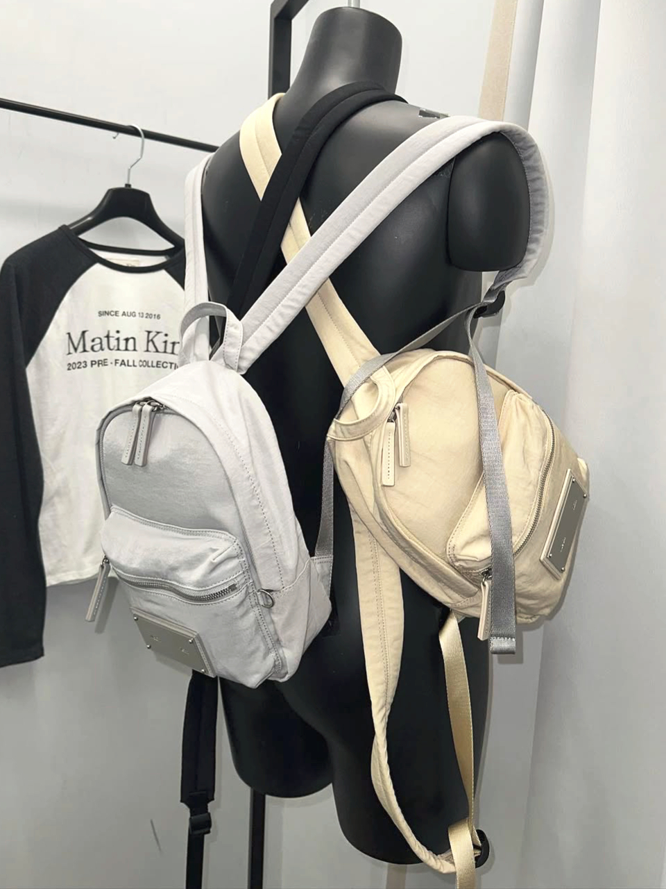 BABY CARGO ALLDAY BACK PACK IN LIGHT GREY